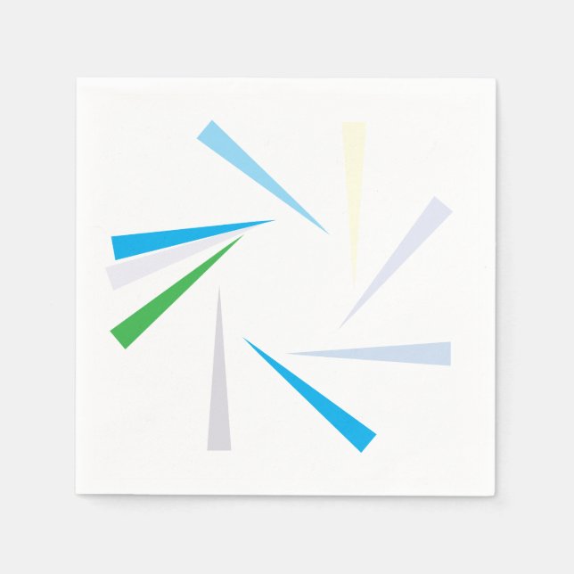 Guardanapo De Papel Prismatic Shutter Napkins (Frente)