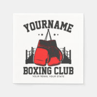 Pro Boxer ADD NAME - Luvas vermelhas Formação em A