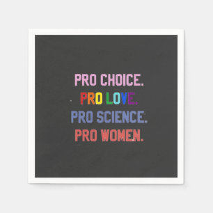 Guardanapo De Papel Pró-escolha Pro-Life Pro-Science Pro-Women