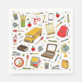 Guardanapo De Papel Professor de Festa Escolar