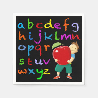 Guardanapo De Papel Professores Alphabet