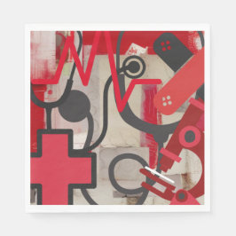 Guardanapo De Papel Profissão Médica