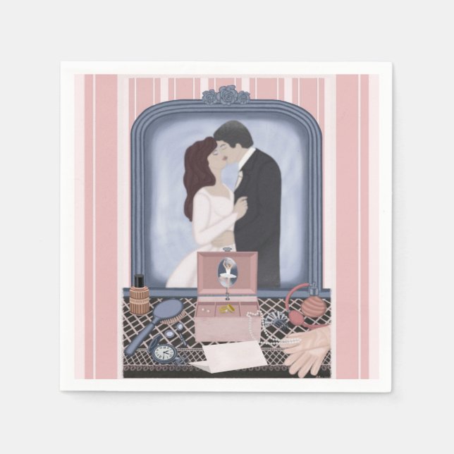 Guardanapo De Papel Promessa Rosa (Frente)