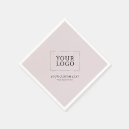 Guardanapo De Papel Promocional de logotipo de empresa personalizado, 