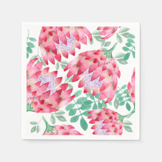 Guardanapo De Papel Protea de Aquarela