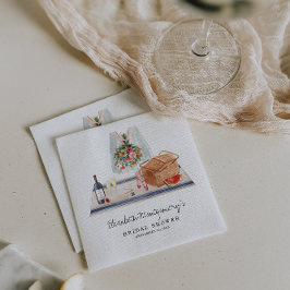 Guardanapo De Papel Provando Elegante | Chá de panela de piquenique