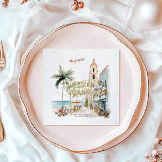 Guardanapo De Papel Puerto Vallarta Christmas | Tropical Holiday