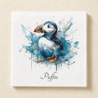 Guardanapo De Papel Puffin Splash, personalizado