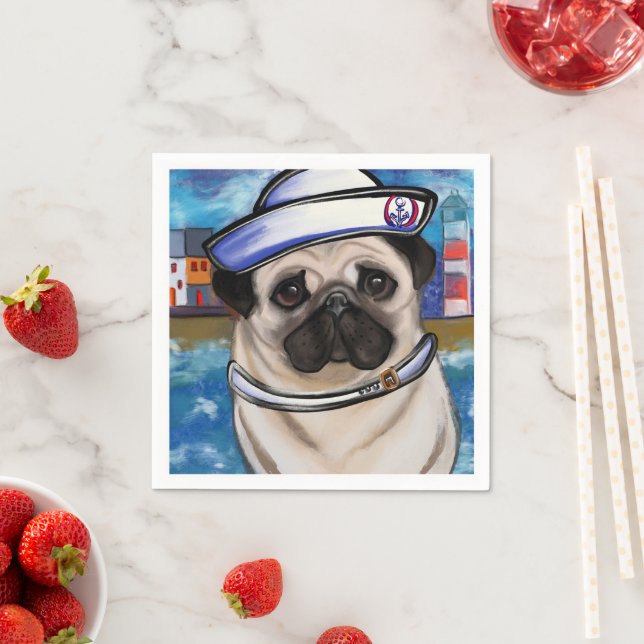 Guardanapo De Papel Pug (Insitu)