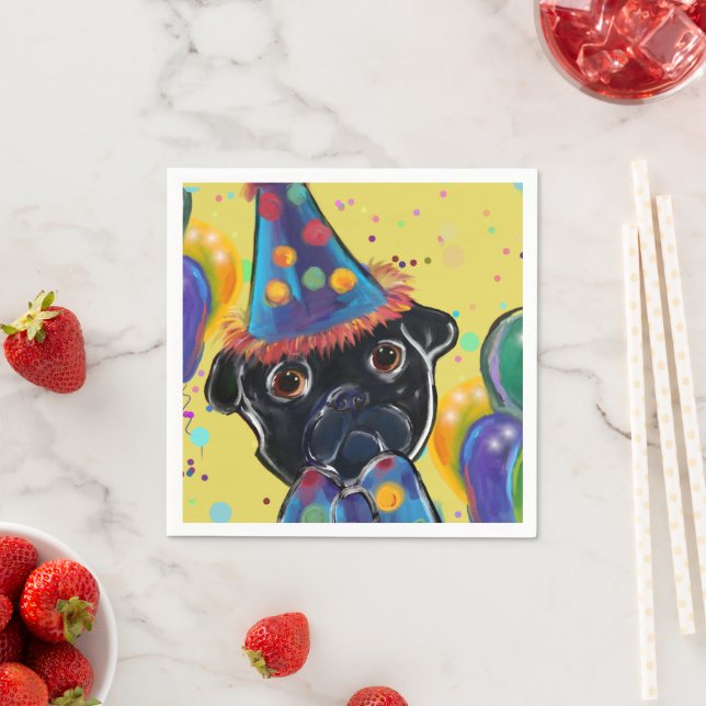 Guardanapo De Papel Pug      (Insitu)