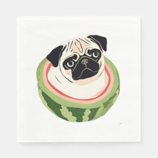 Guardanapo De Papel Pug Melon Classic T-Shirt
