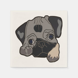 GUARDANAPO DE PAPEL PUG PUPPY