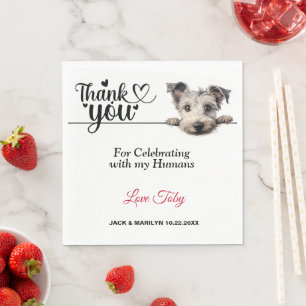 Guardanapo De Papel Pumi Dog Paper Napkins