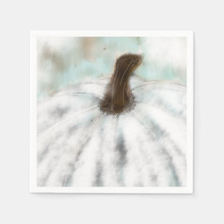 Guardanapo De Papel Pumpkin Branco Coquetel Napkins