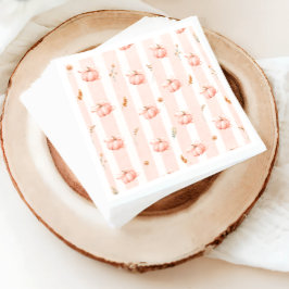Guardanapo De Papel Pumpkin Fall Floral Baby Shower