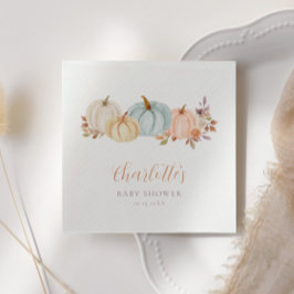 Guardanapo De Papel Pumpkin Floral | CHÁ DE FRALDAS