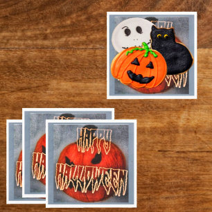 Guardanapo De Papel Pumpkin Grin