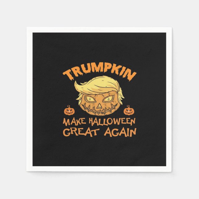 Guardanapo De Papel Pumpkin Halloween (Frente)