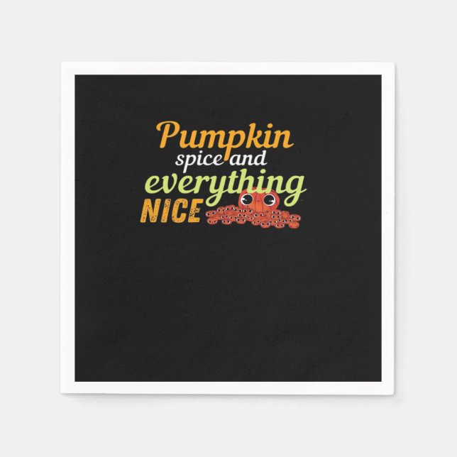 Guardanapo De Papel Pumpkin Spice e tudo o que é bom Halloween Basic D (Frente)