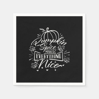 Guardanapo De Papel Pumpkin Spice E Tudo O Que É Legal - Viral Outono 