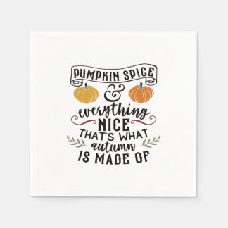 Guardanapo De Papel Pumpkin Spice e tudo que é legal é o que Autu