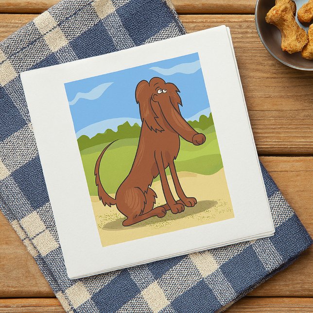 Guardanapo De Papel Pure Bred Irish Setter Dog Napkins (Criador carregado)
