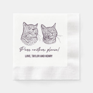 Guardanapo De Papel Purgue Outro Por Favor Personalizado Casamento De