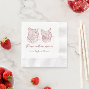 Guardanapo De Papel Purgue Outro Por Favor Personalizado Casamento De
