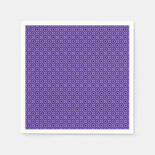 Guardanapo De Papel Purple e Black Geo