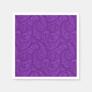 Guardanapo De Papel Purple Paisley