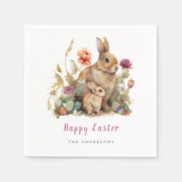 Guardanapo De Papel Quadrinhos de Páscoa Floral