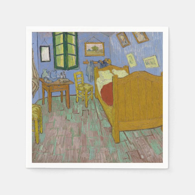Guardanapo De Papel Quadro do Quarto de Vincent Van Gogh (Frente)