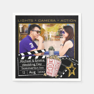 Guardanapo De Papel Quadro personalizado da estrela de cinema