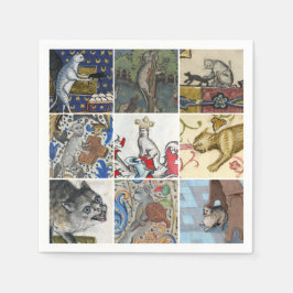 Guardanapo De Papel Qual Gato Medieval Você Está Hoje?