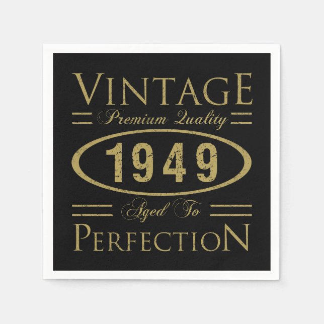 Guardanapo De Papel Qualidade Premium 1949 (Frente)