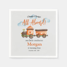 Qualquer Festa de Aniversário Adorável do Comboio