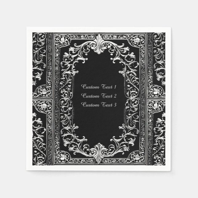 Guardanapo De Papel Qualquer Quadro Silver de Ocasião (Frente)