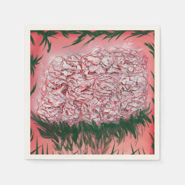 Guardanapo De Papel Quantas Flores (Frente)