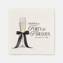 Quarenta & Fabuloso Chic Champanhe Arco 40º Aniver
