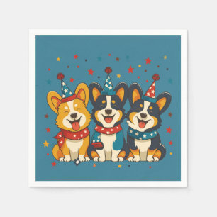 Guardanapo De Papel Quarto De Julho, Pembroke Welsh Corgi Dogs