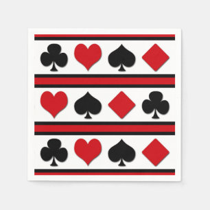 Guardanapo De Papel Quatro naipes de cartão