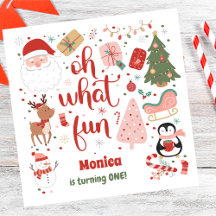 Que aniversário divertido de natal