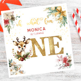 Guardanapo De Papel Que Natal divertido primeiro aniversário