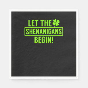 Guardanapo De Papel Que os Shenanigans comecem a divertir-se.