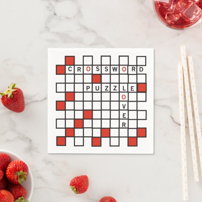 Guardanapo De Papel Quebra-cabeça de Palavra Cruzada (Insitu)