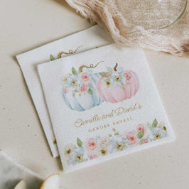 Guardanapo De Papel Queda Abóbora Sexo Chá de fraldas Revelação