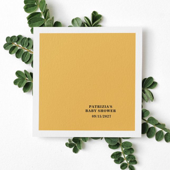 Guardanapo De Papel Queda Chá de fraldas de girassol (Criador carregado)