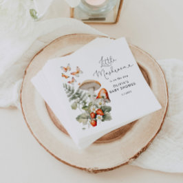 Guardanapo De Papel Queda de chá de fraldas de cogumelo