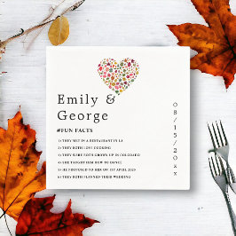 Guardanapo De Papel Queda Elegante Deixa Casamento Floral do Coração R