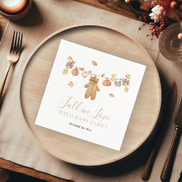 Guardanapo De Papel Queda no Chá de fraldas de queda de Boho Russo